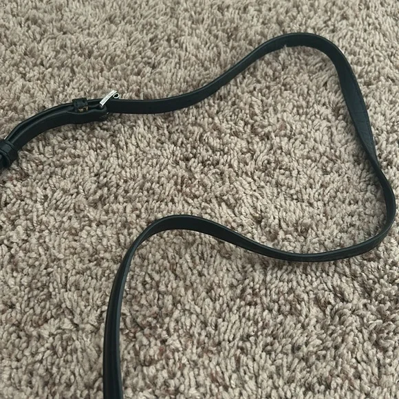 Lightly used tan, black and cream Michael Kors shoulder bag with silver accents - Picture 4 of 8